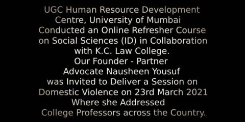 UGC Human Resource Development Centre, University of Mumbai Conducted an Online Refresher Course on Social Sciences (ID) in Collaboration with K.C. Law College.